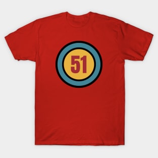 The Number 51 - fifty one - fifty first - 51st T-Shirt